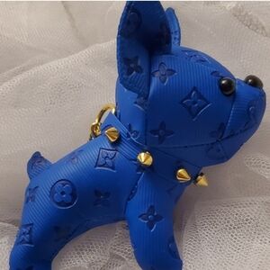 Blue Bulldog Bagcharm,  Nonbranded